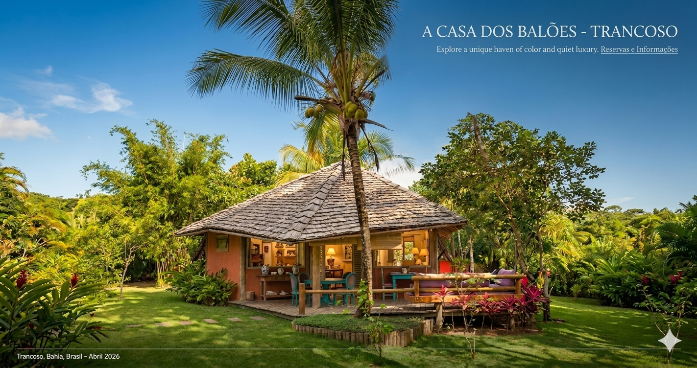 Private tropical house atmosphere in Trancoso
